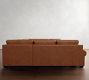 Big Sur Roll Arm Leather U-Shaped Sectional (147&quot;&ndash;179&quot;)