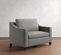 Cameron Slope Arm Single Sleeper Sofa with Memory Foam Mattress (53&quot;)
