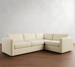 Carmel Slim Arm 3-Piece Sectional (110&quot;)