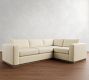 Carmel Wide Arm Wood Base 3-Piece Sectional (113&quot;)