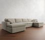 Dream Wide Arm Double Chaise Sectional (154&quot;&ndash;174&quot;)
