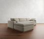 Dream Wood Base Modular Chaise Sectional - Storage Available (129&quot;&ndash;172&quot;)