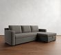 Shasta Square Arm Trundle Chaise Sleeper Sectional - Storage Available (101&quot;)