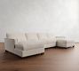 Turner Square Arm Double Chaise Sectional (134&quot;&ndash;155&quot;)