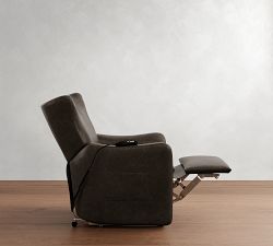 Wells Tightback Leather Power Lift Recliner