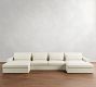 Westwood Square Arm Deep Seat Double Chaise Sectional (185&quot;)