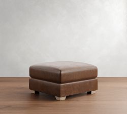 Canyon Leather Sectional Ottoman