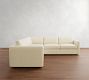 Carmel Slim Arm 3-Piece L-Shaped Sectional (110&quot;)