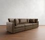 Modular Leather Sofa (74&quot;&ndash;160&quot;)