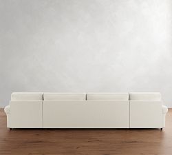 PB Comfort Roll Arm Double Chaise Sectional (135&quot;&ndash;170&quot;)