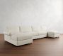PB Comfort Roll Arm Double Chaise Sectional (135&quot;&ndash;170&quot;)