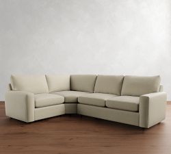Pearce Modern Square Arm 3-Piece Wedge Sectional (118&quot;)