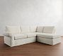 Pearce Roll Arm Slipcovered Return Bumper Sectional (114&quot;&ndash;144&quot;)