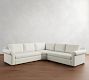 Shasta Roll Arm 3-Piece L-Shaped Wedge Sectional (105&quot;&ndash;110&quot;)