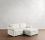 Shasta Roll Arm Reversible Chaise Sleeper Sectional - Storage Available (85&quot;)