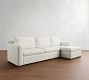 Shasta Square Arm Chaise Sleeper Sectional (117&quot;)