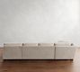 Turner Square Arm L-Shaped Chaise Sectional (140&quot;)