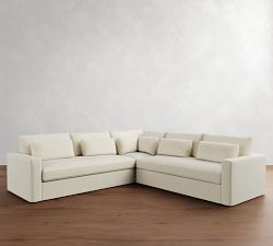 Westwood Square Arm Deep Seat 3-Piece L-Shaped Sectional (122&quot;)