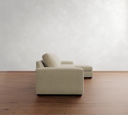 Big Sur Square Arm Chaise Sectional (114&quot;&ndash;156&quot;)
