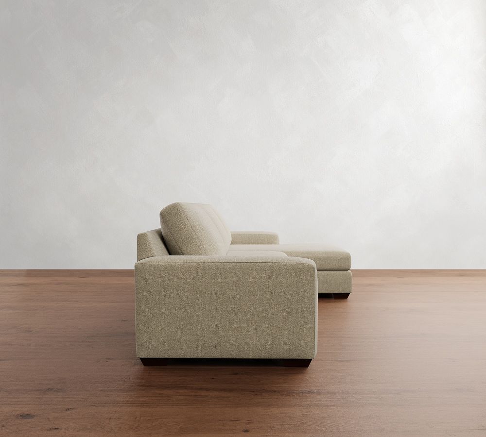Big Sur Square Arm Chaise Sectional | Pottery Barn