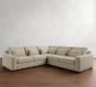 Big Sur Square Arm Deep Seat 3-Piece L-Shaped Sectional (120&quot;)