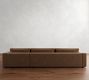 Carmel Lounge Leather Chaise Sectional (112&quot;&ndash;134&quot;)