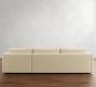 Carmel Slim Arm Chaise Sectional (107&quot;&ndash;129&quot;)