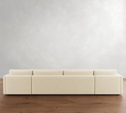 Carmel Slim Arm Double Chaise Sectional (139&quot;&ndash;171&quot;)