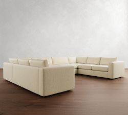 Carmel Wide Arm U-Shaped Sectional (144&quot;)