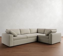 Dream Wide Arm 3-Piece Sectional (120&quot;)