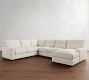 PB Comfort Square Arm L-Shaped Chaise Sectional (135&quot;)