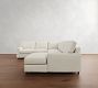 PB Comfort Square Arm L-Shaped Chaise Sectional (135&quot;)