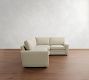 Pearce Square Arm 3-Piece Wedge Sleeper Sectional (121&quot;)