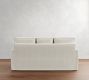 Pearce Square Arm Slipcovered Sleeper Sofa with Memory Foam Mattress (83&quot;)
