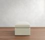 Serene Slipcovered Ottoman