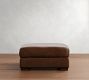 Turner Leather Storage Ottoman with Nailheads
