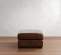 Turner Leather Storage Ottoman with Nailheads