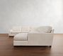 Turner Square Arm L-Shaped Chaise Sectional (140&quot;)