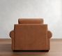 Big Sur Roll Arm Deep Seat Leather Chair
