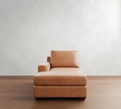 Build Your Own Big Sur Square Arm Leather Sectional