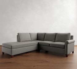 Cameron Roll Arm 3-Piece Bumper Sectional (102&quot;)