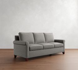 Cameron Roll Arm Sleeper Sofa with Air Topper (74&quot;&ndash;88&quot;)