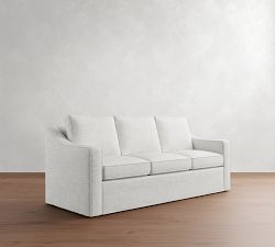 Cameron Slope Arm Slipcovered Side Sleeper Sofa (91&quot;)