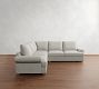 Canyon Roll Arm 3-Piece L-Shaped Sectional (121&quot;)