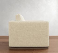 Carmel Slim Arm Wood Base Chair