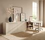Cayman Peninsula Desk with Low Bookcase Suite (108&quot; x 66&quot;)