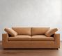 Dream Wide Arm Leather Sofa (76&quot;&ndash;102&quot;)