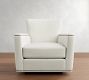 Irving Square Arm Swivel Glider