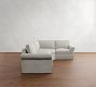 PB Comfort Roll Arm Slipcovered 3-Piece Wedge Sectional (116&quot;)