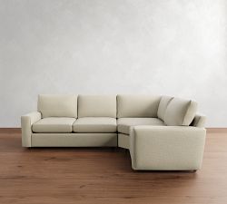 Pearce Modern Square Arm 3-Piece Wedge Sectional (118&quot;)